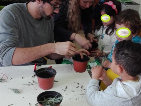 Inicio do projeto Horticultura de Palmo e Meio, aprender a plantar com o apoio do engenheiro agrónomo, David Cordeiro